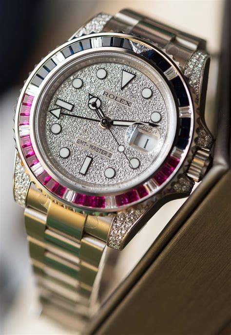 factory set diamond rolex